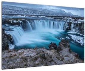 Obraz - Výhľad na vodopády (90x60 cm)