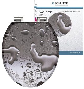 Schütte WC doska s pomalým spúšťaním (kvapky)  (100335885)