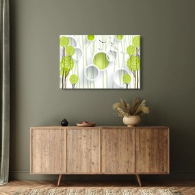 Obraz abstrakcie so stromami (90x60 cm)