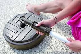 Podstavec pod slnečník hranatý UMBI II 39 cm zelený