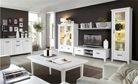Sconto Vitrína ALEXANDRIA 711 R dub snehobiely