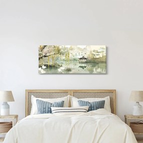 Obraz - Čínske jazero (120x50 cm)