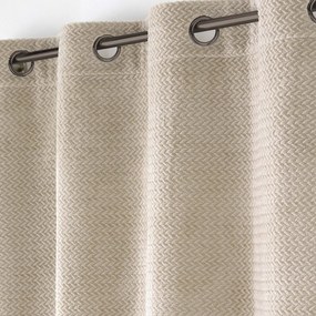Béžový záves z mikroflanelu 140x240 cm Flanela – douceur d'intérieur