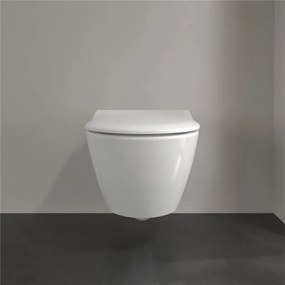 VILLEROY &amp; BOCH Subway 2.0 Combi-Pack, závesné WC s DirectFlush + WC sedátko s poklopom SlimSeat, s QuickRelease a Softclosing, biela alpská, 5614R201