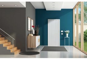 Skladacie dvere 004-90-06 biele matné 90 cm