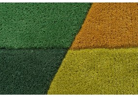 Flair Rugs, Ručne všívaný kusový koberec Illusion Prism Green/Multi kruh, 160x160 (priemer) kruh, viacfarebná, obývacia izba