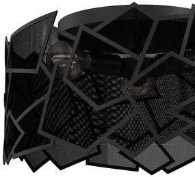 Stropné svietidlo CAMO 3xE27/15W/230V čierna