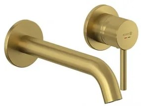 Umývadlová batéria Kludi Bozz bez podomietkového telesa brúsené zlato 38245N076, 1 ks