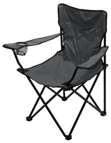 Skladacia kempingová stolička šedá