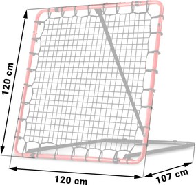 Tréningová bránka Rebounder Neo-Sport NS-491 120 x 120 cm
