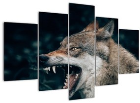 Obraz vlka (150x105 cm)