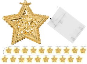 LED zlaté hviezdy 391020
