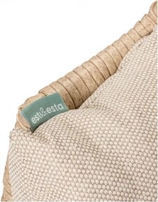 MI Ratanové kreslo HOLAND béž (LM)