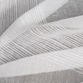 ZÁVES NA KRÚŽKOCH MARGARET 140X250 CM BIELA