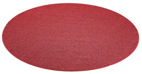 Detský koberec na hranie MAX, Ø 2000 mm, červená