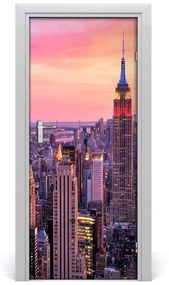 Fototapeta samolepiace na dvere New York zachód 75x205 cm