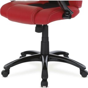 Sconto Kancelárska stolička TIMO červená/čierna | BIANO