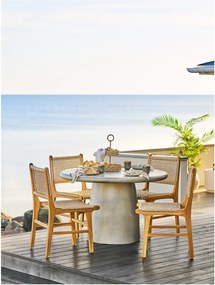 Keramický okrúhly záhradný jedálenský stôl ø 60 cm Bonnet – House Nordic