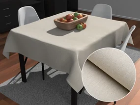 Biante Dekoračný štvorcový obrus BKW-207 Pieskový žíhaný 110x110 cm