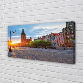 Obraz na plátne Gdańsk Staré mesto východ 140x70 cm