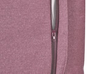 Vyšívaný zamatový vankúš so vzorom vážok 45 x 45 cm fialový DAYLILY Beliani