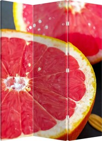 Paraván - rozkrojení grapefruity (126x170 cm)