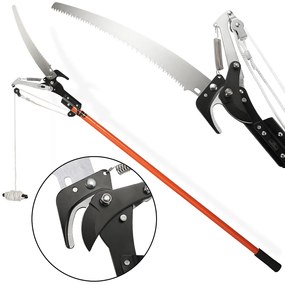 Teleskopická pílka s nožnicami MOREL, 2,6m, oranžová Gardebruk