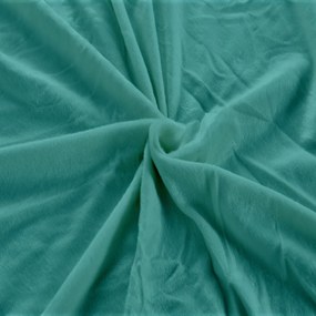 Dekorstudio Prestieradlo s gumičkou - mikroplyš - tyrkysové PRZG12 Rozmer plachty: 160x200cm