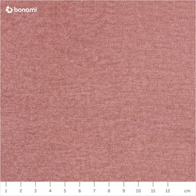 Ružová zamatová rozkladacia pohovka Milo Casa Luca