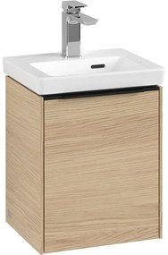 VILLEROY &amp; BOCH Subway 3.0 závesná skrinka pod umývadielko, 1 dvierka, pánty vpravo, 351 x 309 x 429 mm, Nordic Oak, C58401VJ