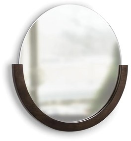 Umbra Zrkadlo MIRA s dreveným rámom