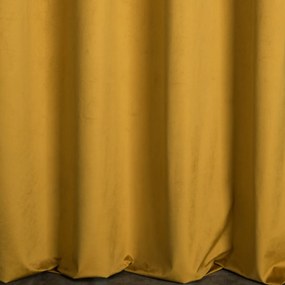 ZATEMŇOVACÍ ZÁVES NA KRÚŽKOCH JASPIS 140X250 CM ZLATÁ