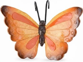 Závesný motýľ na kvetináč – ohnivý 13 × 10 cm