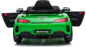 LEAN CARS Elektrické autíčko Mercedes GTR zelené, LED, MP3
