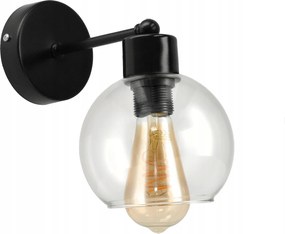 BERGE LED nástenné / stropné svietidlo E27 - priehľadná guľa