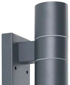 Eglo 32899-LED Vonkajšie nástenné svietidlo so senzorom RIGA 5 2xGU10/3W/230V IP44