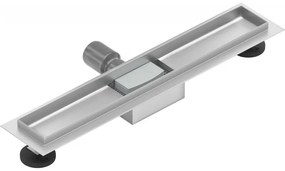 Mexen Flat nerezový sprchový žľab 60 cm - telo žľabu bez krytu, 1015060