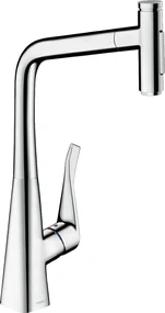 Hansgrohe M71, drezová batéria Metris Select s výsuvnou spŕškou, chrómová, HAN-73820000