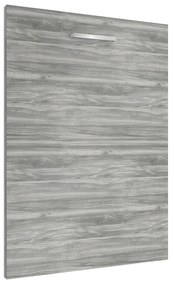 Panel na umývačku Bekini zakrytý 60 cm šedý antracit Glamour Wood  TOR PZ60/1/WT/GW/0/E