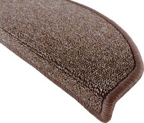 Vopi Nášľapy na schody Astra hnedá polkruh, samolepiaci - 24x65 polkruh (rozmer vrátane ohybu)