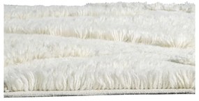Biely prateľný ručne tkaný vlnený behúň 70x200 cm Enkang Ivory – Lorena Canals