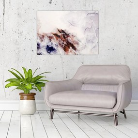 Sklenený obraz - Fialový mramor N⁰1 (70x50 cm)