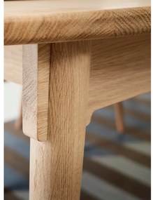 Rozkladací jedálenský stôl z dubového dreva v prírodnej farbe 106x184 cm Miro – Hammel Furniture