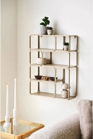 Béžová poschodová kovová polica 48 cm Lanciano – House Nordic