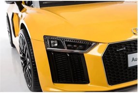 LEAN CARS Audi R8 Spyder Batéria Auto žltá