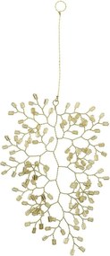 Luxusný dekoračný záves so sklenenými perličkami Glaze Forest - 10*13 cm