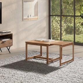 Konferenčný stolík z dubového dreva v prírodnej farbe 60x70 cm Unai – MOME