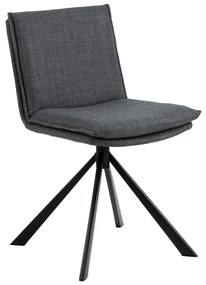Tmavosivá jedálenská stolička Flynn – Actona