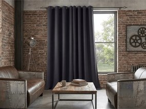 Záves OXFORD LIGHT 140x250 cm, tmavosivý Zavesenie: Riasiaca páska