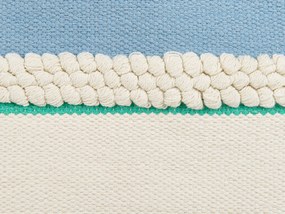 Bavlnená nástenná dekorácia so strapcami viacfarebná MOOLA Beliani